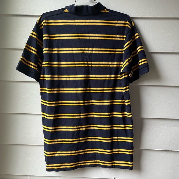 Ralph Lauren Blue and Yellow Striped Polo Shirt - Picture 7 of 7